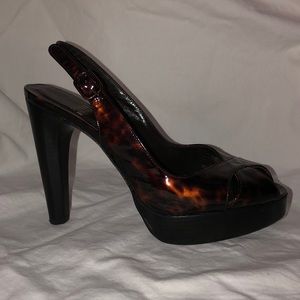 Stuart Weitzman Peep Toe Platform Heels